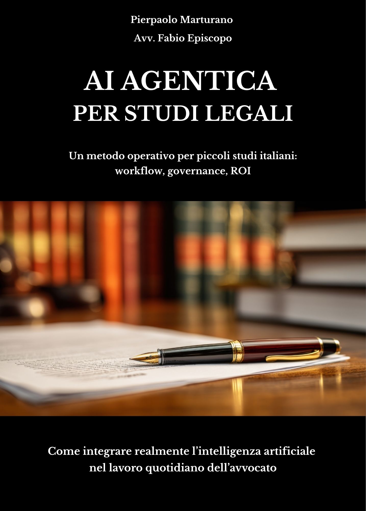Copertina del libro AI Agentica per Studi Legali